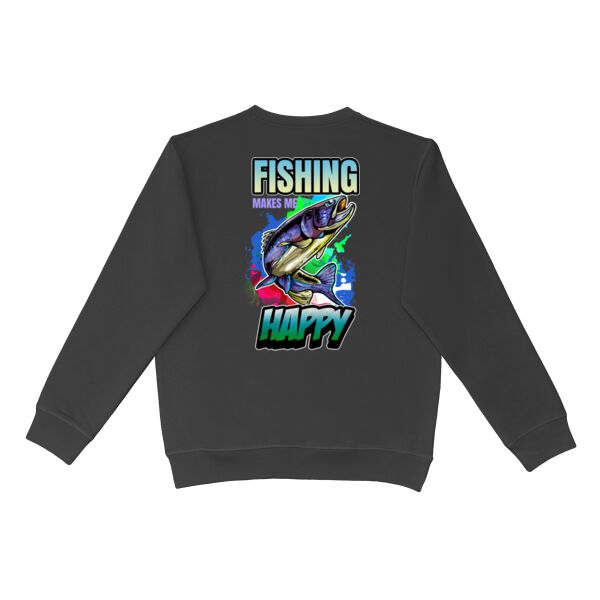 Fishing makes me Happy (Back) Thumbnail